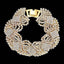 Crystal Tassel Bridal Jewelry Sets Bridal Jewelry Sets mecresh Official Store Gold Color Bracelet Clear 