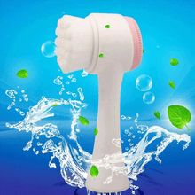 Double Side Silicone Face Vibration Massager Brush Skin Cleanser Cleansers Henny Liu's store 