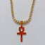 Egyptian Key to Life Cross Vintage Necklace Pendant Necklaces qijewells Store 