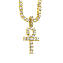 Egyptian Key to Life Cross Vintage Necklace Pendant Necklaces qijewells Store 