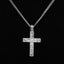 Egyptian Key to Life Cross Vintage Necklace Pendant Necklaces qijewells Store cross silver 30in 1 row chain 