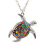 Enamel Turtle Necklaces for Women Pendant Necklaces Bonsny Official Store Pattern A 