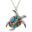 Enamel Turtle Necklaces for Women Pendant Necklaces Bonsny Official Store Pattern B 