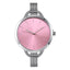 European Style Stainless Steel Elegant Watch Women's Watches bgg whloesale&retail store Pink 