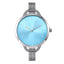 European Style Stainless Steel Elegant Watch Women's Watches bgg whloesale&retail store Sky Blue 