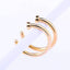 Fake Septum Titanium Nose Ring And Body Clip Hoop Jewelry for Women Body Jewelry Jiang Xiaobin's store gold 