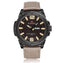 Fashion Casual Canvas Leather Military Men’s Quartz Watch Quartz Watches NAVIFORCE OUTLET Store B G 