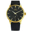 Fashion Casual Ultra Thin Dial Mechanical Watch For Men Mechanical Watches T-WINNER Official Store GOLD BLACK 