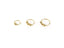 Fashion Retro Round Beads Nose Body Jewelry Rings And Studs For Women Body Jewelry Mybic Store 3 Pcs Beads Gold 