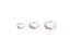 Fashion Retro Round Beads Nose Body Jewelry Rings And Studs For Women Body Jewelry Mybic Store 3 Pcs Beads Silver 