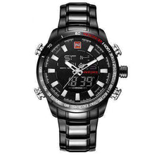 Fashion Stainless Steel Analog Quartz Watch For Men Quartz Watches NAVIFORCE OUTLET Store B B W 