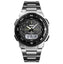 Fashion Stainless Steel Waterproof Quartz Watch For Men Quartz Watches Skmei Outlets Store silver 