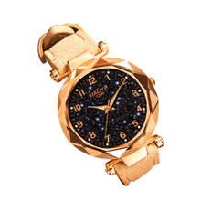 Fashion Star Sky Dial Rose Gold Women's Dress Watch Women's Watches Trendy Watches Store