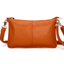 Genuine Leather Candy Color Crossbody Clutch Bag for Women Clutches RanHuang Official Store Brown 