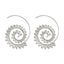 Geometry Round Creole Earrings Hoop Earrings IF ME Official Store EJDY80625 