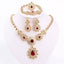 Gold Color African Beads Jewelry Sets