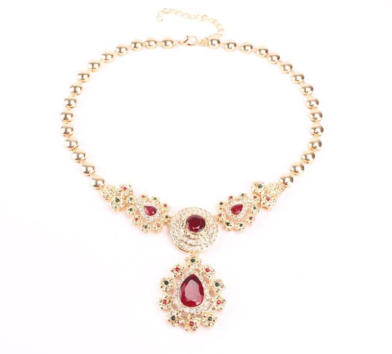 Gold Color African Beads Jewelry Sets Bridal Jewelry Sets Carol Jewelry 