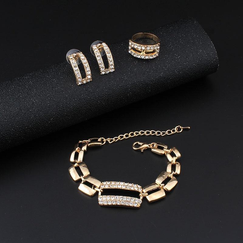 Gold Color Classic Jewelry Sets Bridal Jewelry Sets Jiayi Jiaduo Official Store 