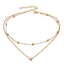 Gold Silver Love Heart Necklace Chain Necklaces FAMSHIN Official Store 