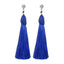 Handmade Big Tassel Earrings Drop Earrings AY Official Store 