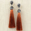 Handmade Long Tassel Earrings Drop Earrings LFPU jewellery Store 