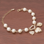 Imitation Pearl Beads Clasp Bracelet With Hanging D Crystal Strand Bracelets chencheng Store 