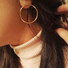 Korean Fashion Circle Hoop Earrings Hoop Earrings RscvonM Official Store