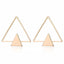 Korean Fashion Long Asymmetry Earrings Drop Earrings xiyanike Official Store Gold14 