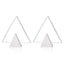 Korean Fashion Long Asymmetry Earrings Drop Earrings xiyanike Official Store Silver15 