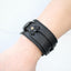 Leather Double Wide Cuff Rope Bracelet Wrap Bracelets IF ME Official Store 