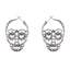 Love Heart Skull Hoop Earrings Hoop Earrings GUVIVI Official Store F7149 