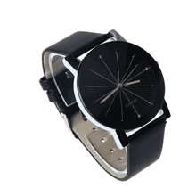 Luxury Fashion Leather Band Unisex Lover Watch Lover's Watches Vicky's Store Black