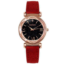 Luxury Fashion Starry Sky Diamond Dress Watch For Women Women's Watches Men's Women's Wrist watches Store red 