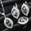 Luxury Stone Jewelry Sets Bridal Jewelry Sets Cop-rose Store Rainbow 9 