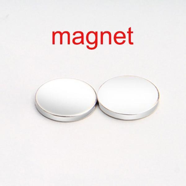 Magnetic Fake Earrings for Men Stud Earrings YXYSM Store Light Yellow Gold Color 6mm 