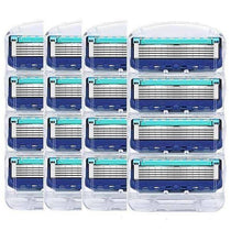 Men's 16 Pcs Shaving Razor High-Quality Blades Cassettes Razor Authorized Shaving Blade Store 16pcs DarkBlue Blade 