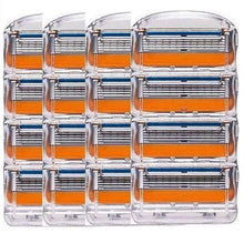 Men's 16 Pcs Shaving Razor High-Quality Blades Cassettes Razor Authorized Shaving Blade Store 16pcs Orange Blade 