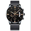 Military Fashion Anti Magnetic Casual Dress Quartz Watch For Men Quartz Watches NIBOSI Official Store Black RoseHand Alloy 