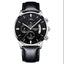 Military Fashion Anti Magnetic Casual Dress Quartz Watch For Men Quartz Watches NIBOSI Official Store Silver Black Leather 