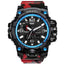 Military LED Display Electronic Quartz Watch For Men Quartz Watches 12 Watch Store Red Blue Camouflage 