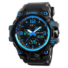 Military LED Display Waterproof Quartz Watch For Men Quartz Watches TYT Professional Wristwatches store Blue