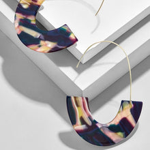 Multicolor Big Hook Semicircle Earrings Drop Earrings onekiss Official Store