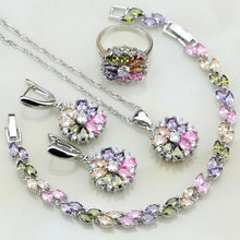 Multicolor Stones Jewelry Sets Bridal Jewelry Sets Jack Fashion Jewelry Ring Size 6 Multi