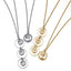 Multilayer Carved Coin Necklace Chain Necklaces AY A Store 