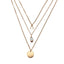 Multilayer Carved Coin Necklace Chain Necklaces AY A Store FOV49151 