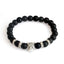 Natural Stone Beads Men Bracelets with Leopard Design Strand Bracelets HelloLeo B0200961 