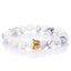 Natural Stone Bracelet with Crown Design Strand Bracelets The home of beautiful ornaments 