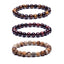 Natural Stone Buddha Lava Bead Bracelet Strand Bracelets HelloLeo 