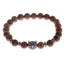 Natural Wood Beads Strand Bracelet For Meditation With Unisex Design Strand Bracelets Amander Jewellery Factory Outlets Store 001-4 