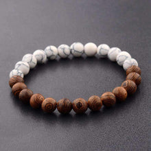 Natural Wood Beads Strand Bracelet For Meditation With Unisex Design Strand Bracelets Amander Jewellery Factory Outlets Store